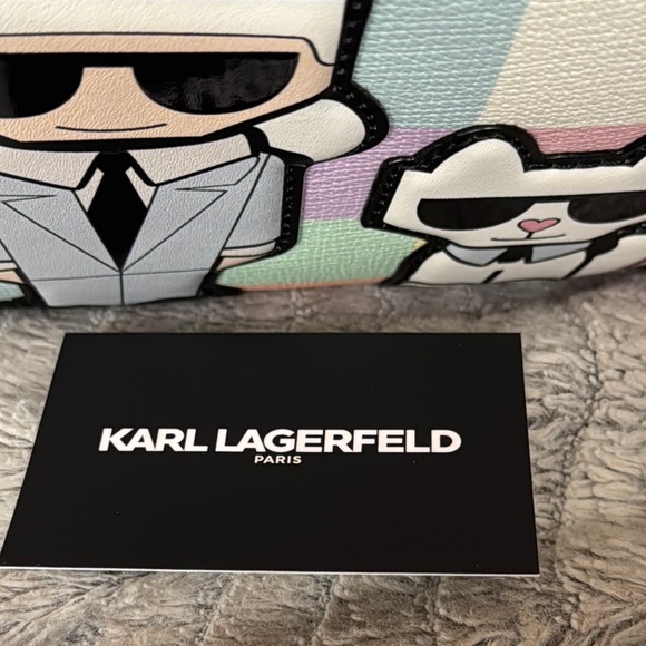 Karl Lagerfeld Multicolor Checkered Crossbody Bag - Picture 10 of 10